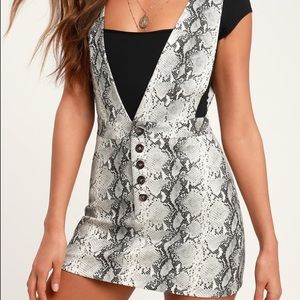 Honey punch snake skin dress